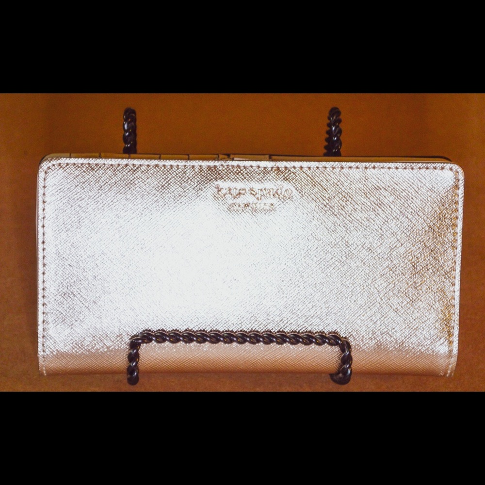 Kate Spade Gold Metallic Wallet